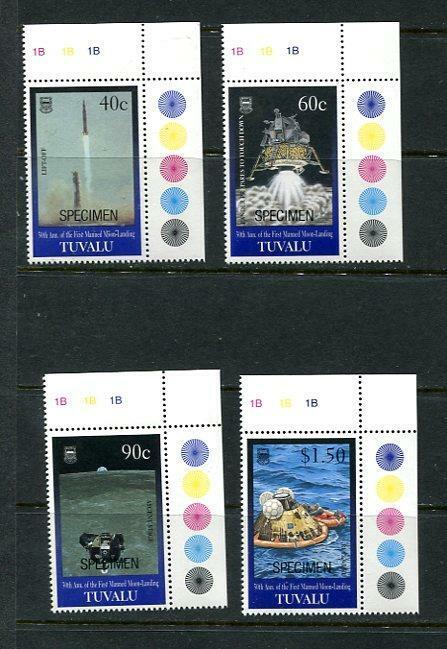 Tuvalu 1999 Space 4 Stamps Speciman Mnh  9108