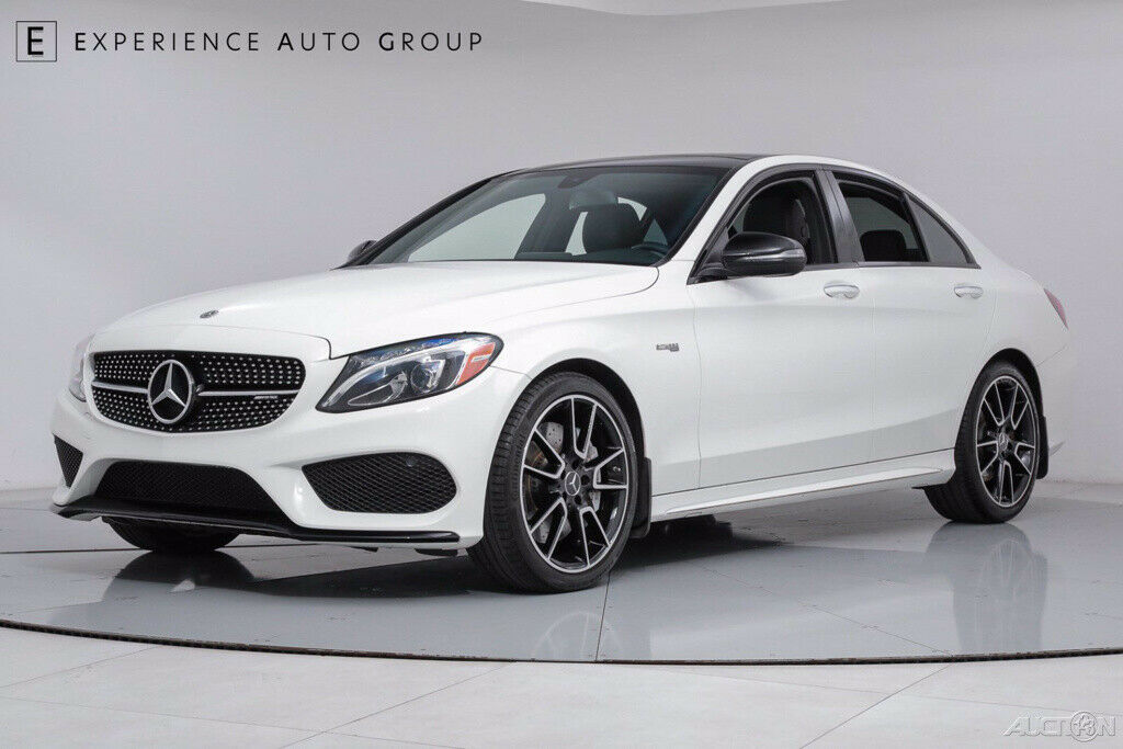 2018 Mercedes-benz C-class Amg C 43 4matic Awd Multimedia Navigation Leather Red Stitching Panorama 19 Wheels Led Burmester