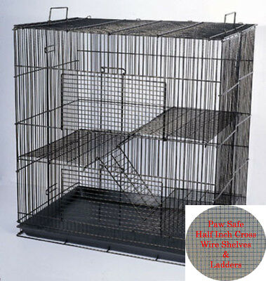 3-story 24" Chinchilla Guinea Pig Hamster Ferret Animal Rat Mice Degu Mice Cage