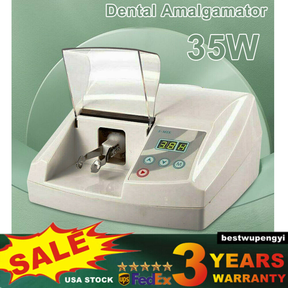Dental High Speed Amalgamator Digital Amalgam Capsule Mixer Blender Lab Equip Us