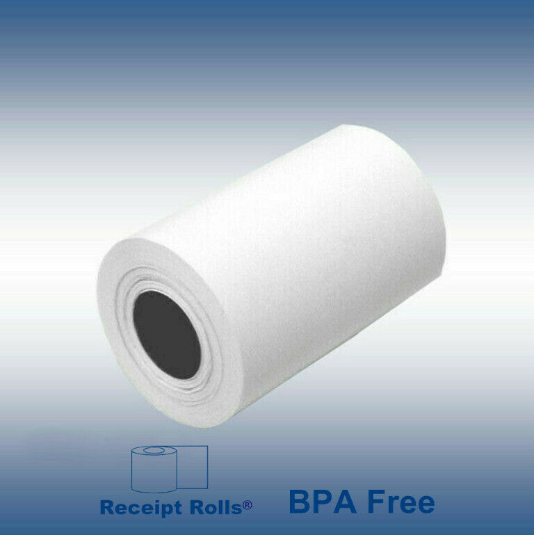 Credit Card 2 1/4" X 50' Bpa Free Thermal Paper Rolls Nurit 8000 - 50 Rolls/case