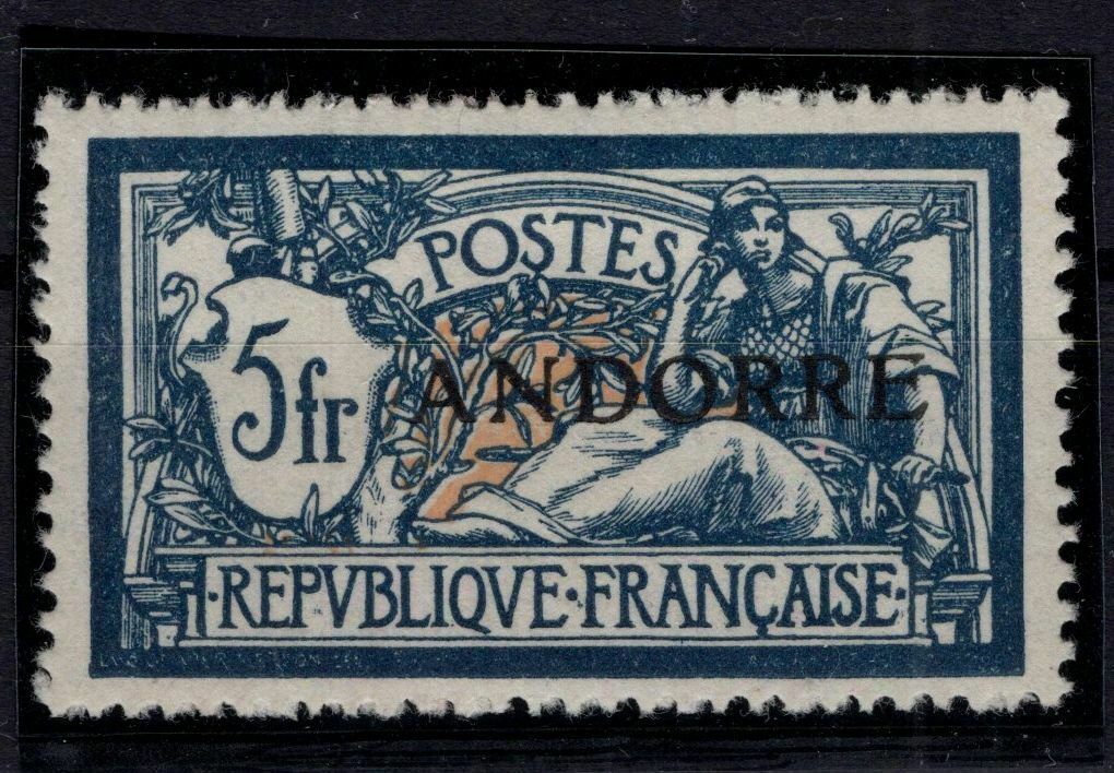 Dj147673/ French Andorra / Year 1931 – Y&t # 21 Mint Mh – Cv 190 $