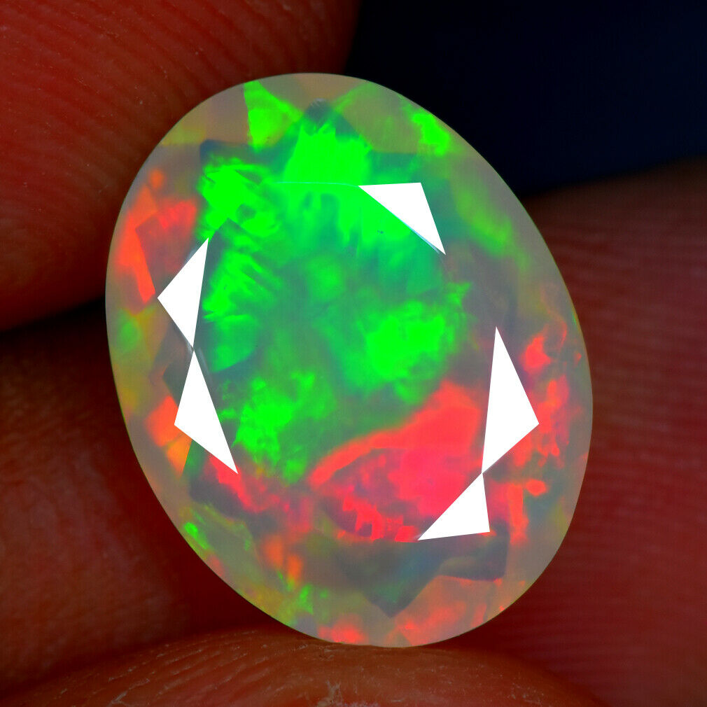 2.73ct Gorgeous 3d Patchwork Pattern Untreated Solid Welo Opal Gemstone