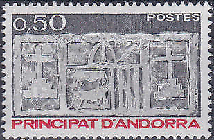 French Andorra #315 Mnh Cv$0.25 First Arms