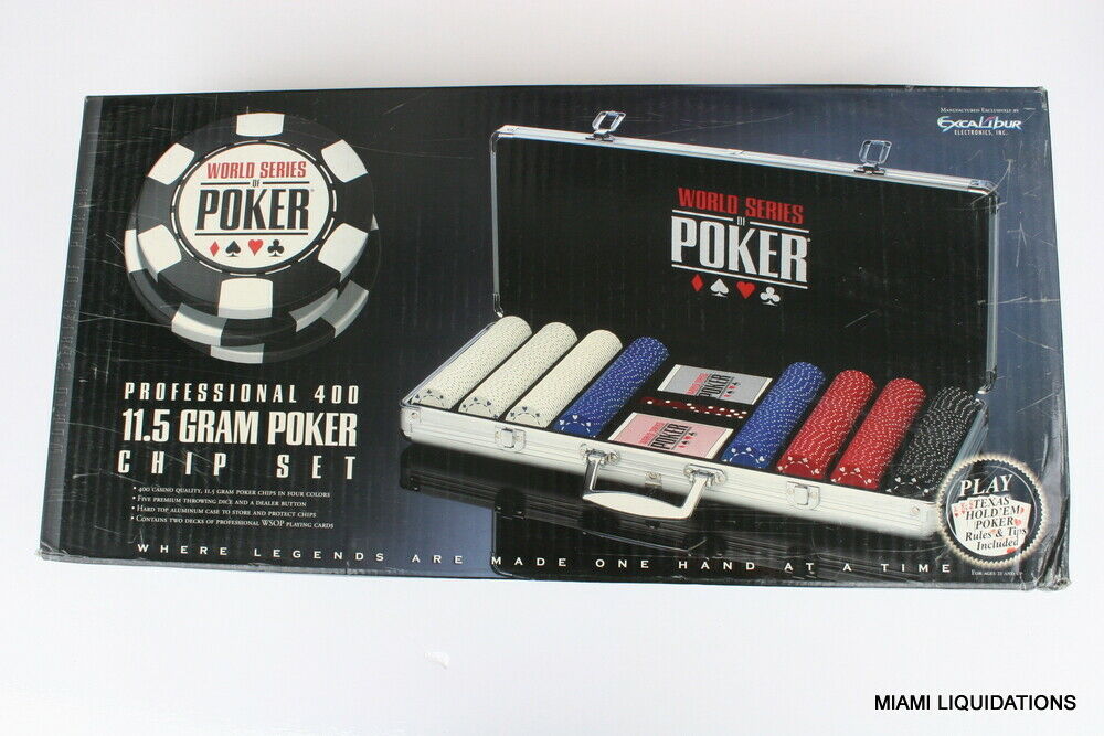 World Series Of Poker 2064a-wsop-2 Professional 400 11.5 Gram Chip Set Case