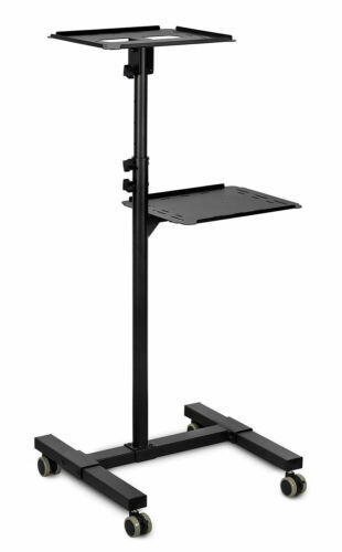 Mount-it! Mobile Projector Stand, Rolling Height Adj Laptop And Projector Stand