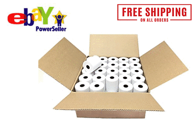3-1/8" X 230' Thermal Pos Receipt Printer Roll Paper Bpa Free Usa 50 Rolls