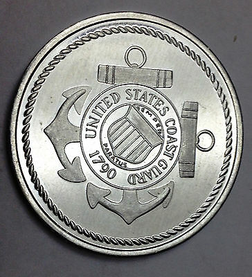 Us Coast-guard-and-new-london-ct-souvenir-token-1646-1996 Commemorative+uscg Map