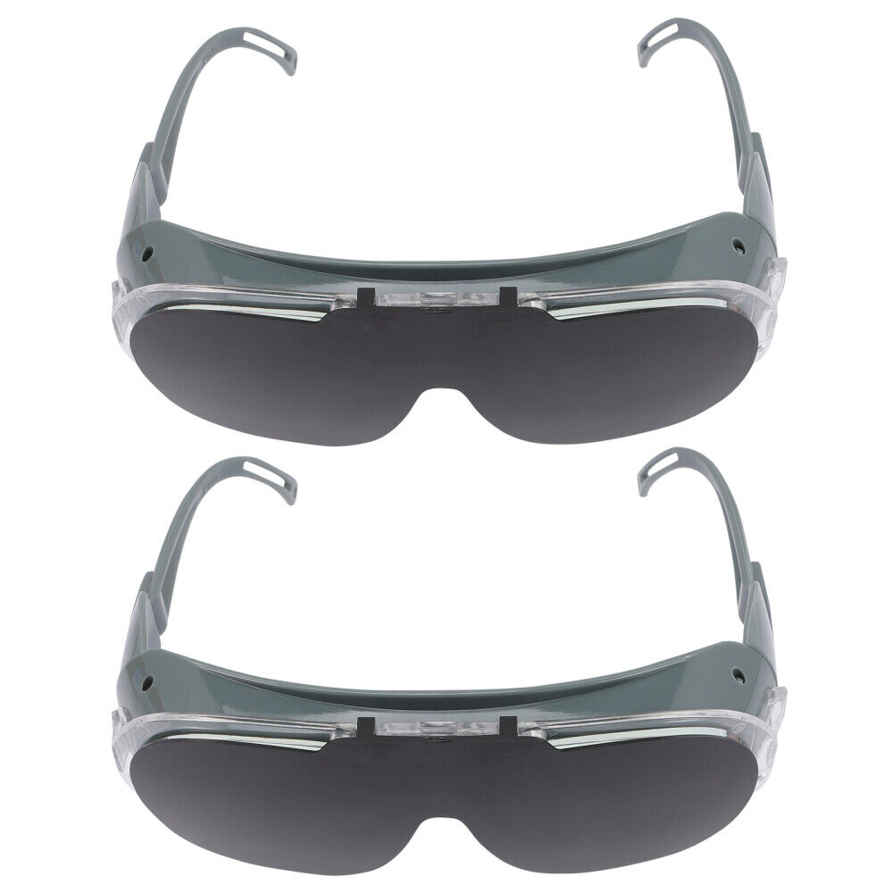 2pcs Double Layer Anti-glare Practical Welding Goggles Welding Glasses