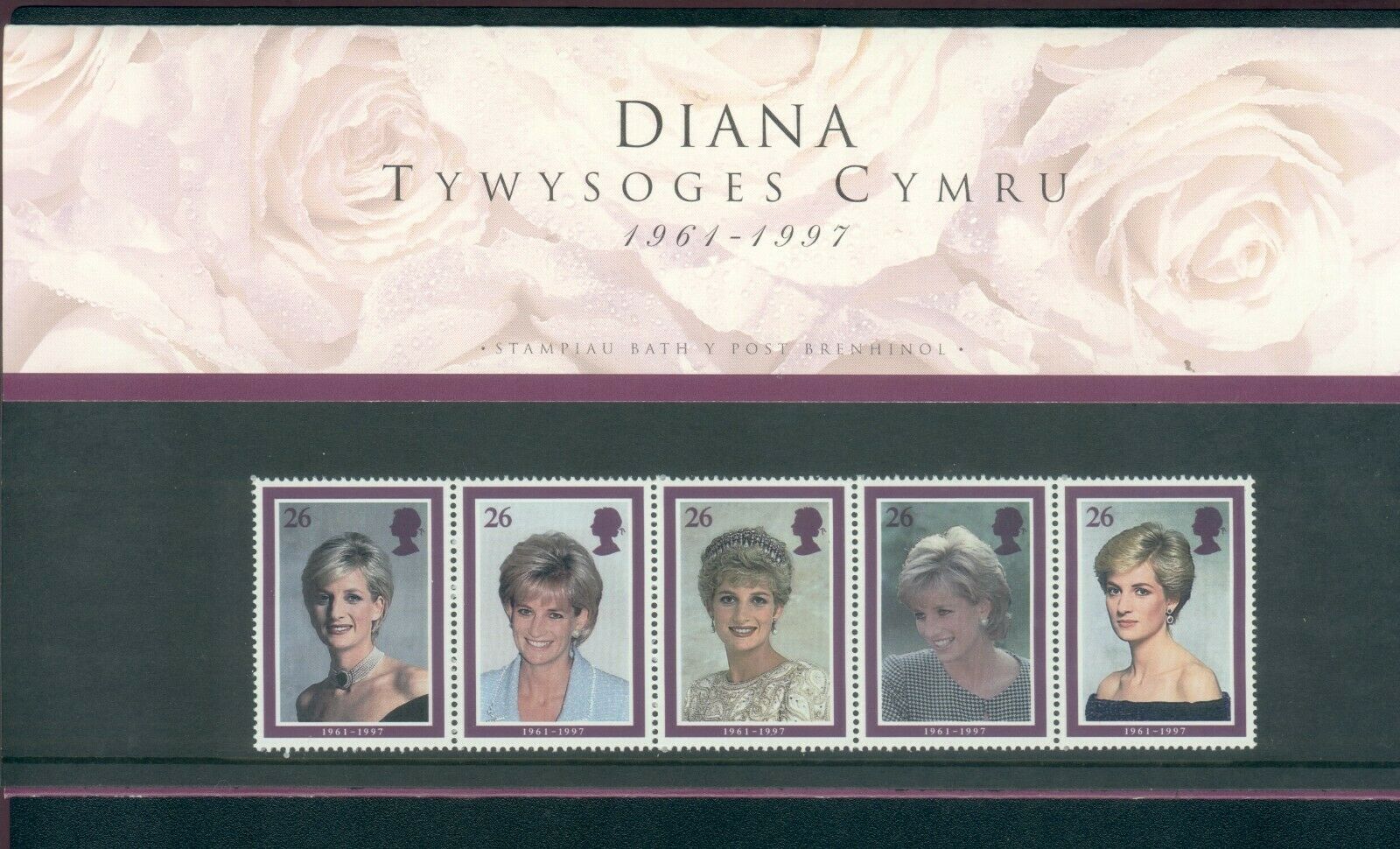 Gb The Diana Princess Of Wales Presentation Pack (welsh Version) Superb!