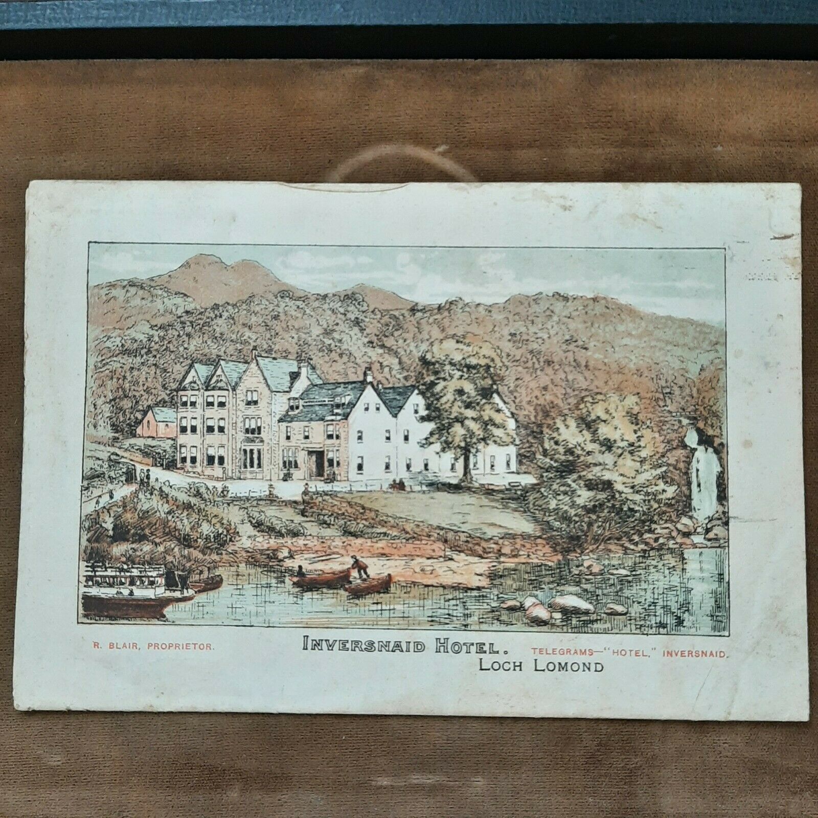 1895 Scotish Tourist Brochure W/maps In Color Loch Lomond Area Plus Hotels