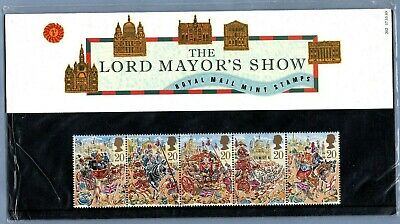 1989, Royal Mail Mint Stamps, Pack No. 202, Lord Mayor's Show