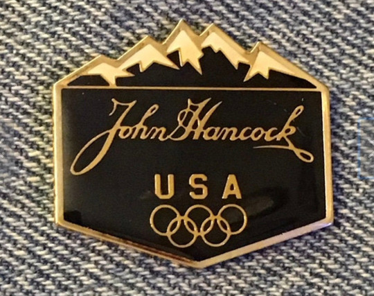 1994 John Hancock Olympic Pin ~ Lillehammer  Winter Games Sponsor