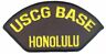 Base Honolulu Hawaii Cap Shield - Uscg Coast Guard Patch