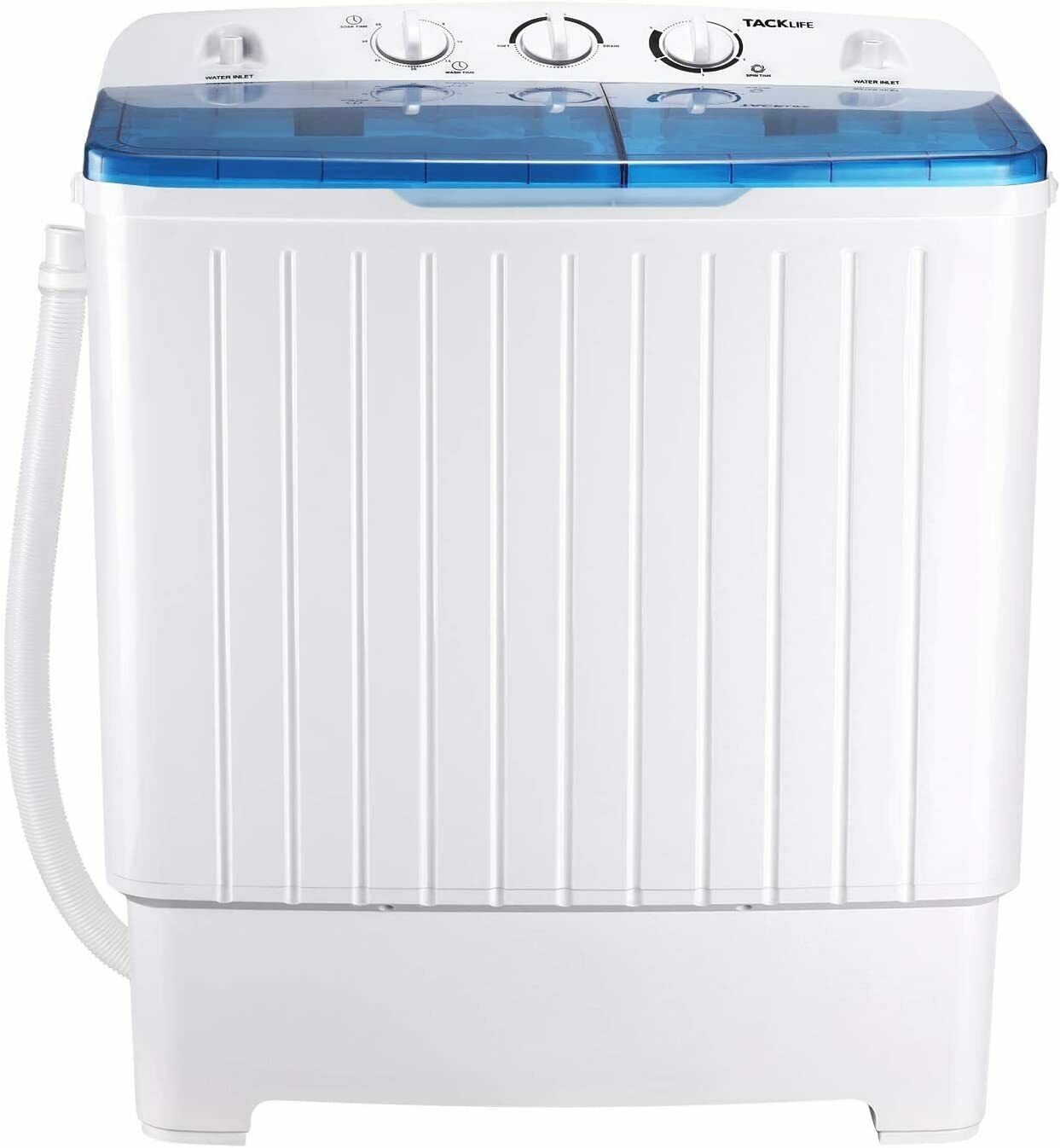 Tacklife Portable Compact Two Tub Mini Washing Machine Blue, 3.5kg/17.6lbs With