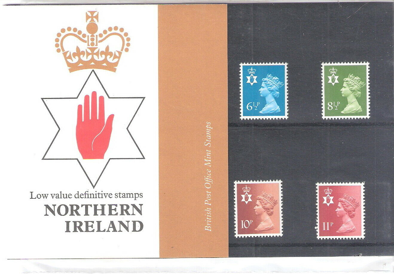Northern Ireland 1976 Machin Regional Definitives Presentation Pack No. 84