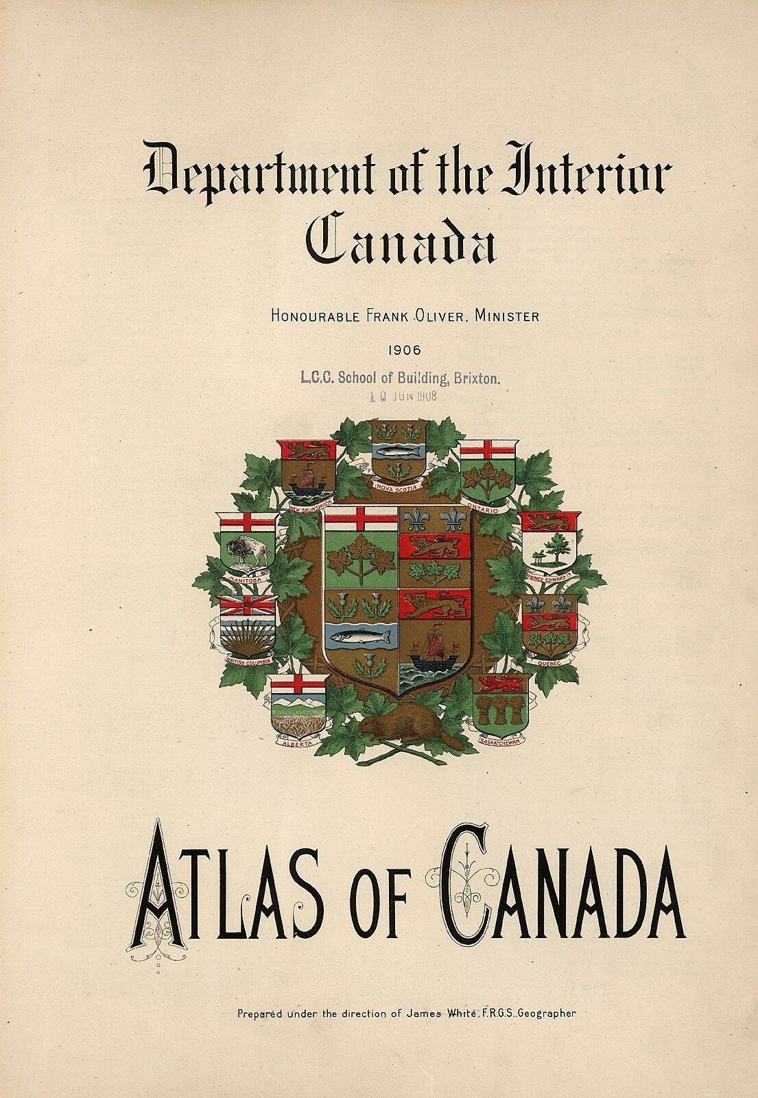 Canada Maps 2 Atlases Old Genealogy History Immigrants Atlas Dvd