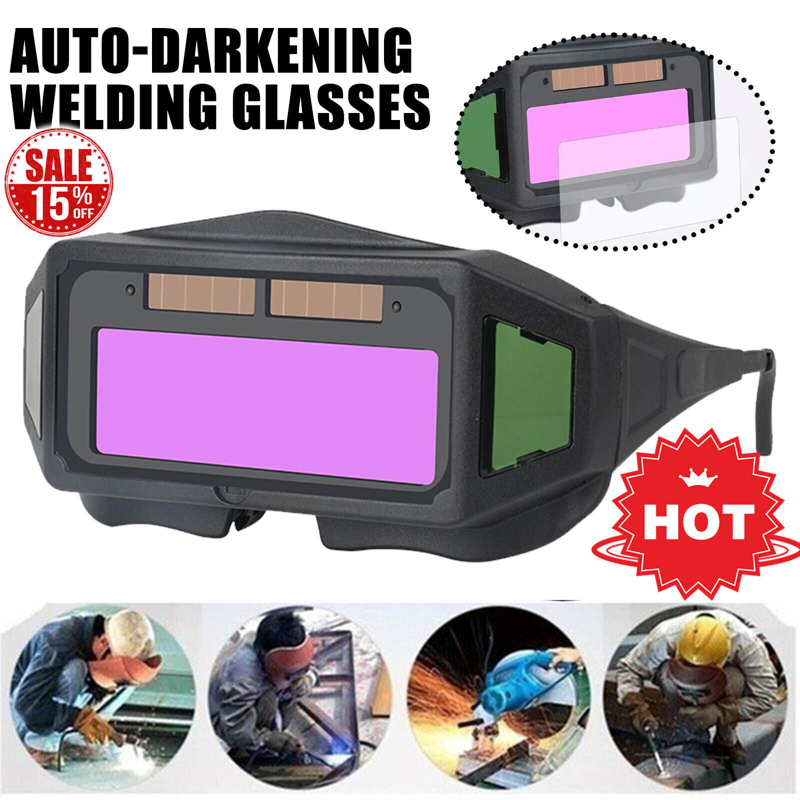 2022 New Burning Welding Eye Protection Glasses