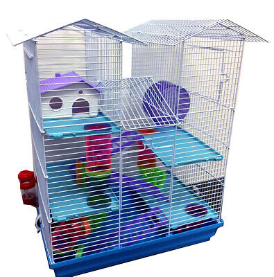 Large Twin Tower Syrian Hamster Habitat Rodent Gerbil Mouse Mice Rats Cage 403