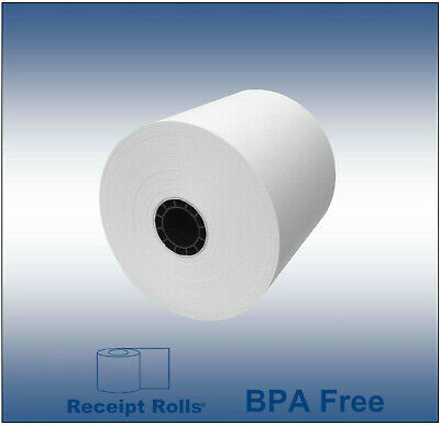 3 1/8" (80mm) X 308' Bpa Free Thermal Paper Rolls - 50 Epson Tm Thermal Printers