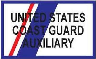 U.s. Coast Guard Auxiliary Rectangular Patch