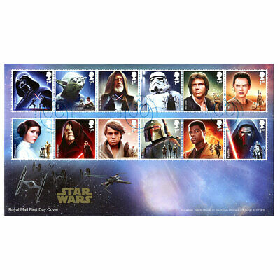 Star Wars Uk First Day Cover Postage Stamp Set